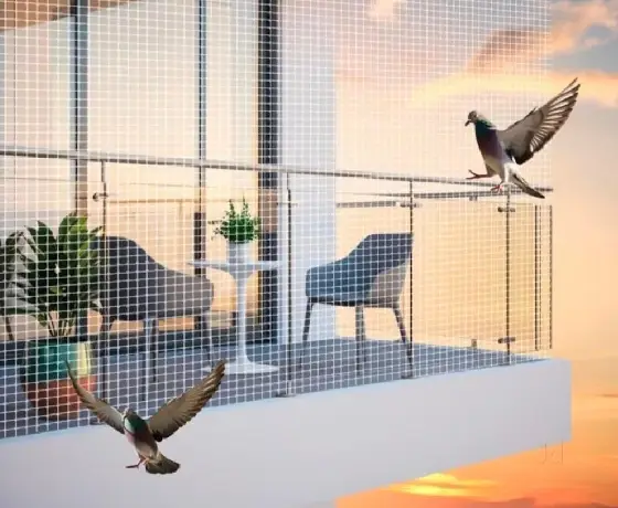 Bird net installation for balcony and terrace in Mumbai